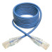 Tripp Lite N201-S05-BL Cat6 Gigabit Snagless Slim UTP Ethernet Cable (RJ45 M/M), PoE, Blue, 5 ft. (1.52 m)
