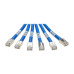 Tripp Lite N261-010-6MM-BL Cat6a 10G Pre-Terminated Copper Trunk Assembly (6x RJ45 M/M), Blue, 10 ft. (3.05 m)