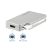 StarTech.com USB C Multiport Video Adapter with HDMI, VGA, Mini DisplayPort or DVI - USB Type C Monitor Adapter to HDMI 1.4 or mDP 1.2 (4K) - VGA or DVI (1080p) - Silver Aluminum