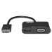 Tripp Lite P136-06N-HV-V2 DisplayPort to VGA/HDMI All-in-One Converter Adapter, DP ver 1.2, 4K 30 Hz HDMI
