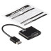 Tripp Lite P136-06N-HV-V2 DisplayPort to VGA/HDMI All-in-One Converter Adapter, DP ver 1.2, 4K 30 Hz HDMI