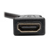 Tripp Lite P164-001-KPA-BK High-Speed HDMI with Ethernet All-in-One Keystone/Panel Mount Coupler Cable (F/F), Angled Connector, 1 ft. (0.31 m)