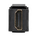 Tripp Lite P164-001-KPA-BK High-Speed HDMI with Ethernet All-in-One Keystone/Panel Mount Coupler Cable (F/F), Angled Connector, 1 ft. (0.31 m)