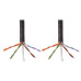 Tripp Lite N024-01K-BK Cat5e 350 MHz Solid Core Plenum-Rated (UTP) PVC Bulk Ethernet Cable - Black, 1000 ft. (304.8 m)