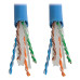 Tripp Lite N223-01K-BL Cat6a 10G-Certified Solid Core UTP CMR PVC Bulk Ethernet Cable, Blue, 1000 ft. (304.8 m)