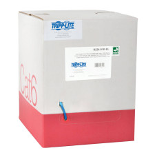 Tripp Lite N224-01K-BL Cat6 Gigabit Solid Core Plenum-Rated UTP CMP PVC Bulk Ethernet Cable, Blue, 1000 ft. (304.8 m)