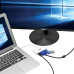 Tripp Lite U444-06N-VU-C USB-C to VGA Adapter with USB-A Port and PD Charging, White
