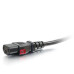 C2G 10358 power cable Black 0.609 m C14 coupler C13 coupler