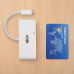 Tripp Lite U444-06N-DGU-C USB-C Multiport Adapter, DVI, USB-A Port, Gbe and PD Charging, White
