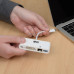 Tripp Lite U444-06N-DGU-C USB-C Multiport Adapter, DVI, USB-A Port, Gbe and PD Charging, White