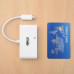 Tripp Lite U444-06N-HGU-C USB-C Multiport Adapter - HDMI, USB 3.2 Gen 1 Port, Gigabit Ethernet, 60W PD Charging, HDCP, White