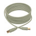 Tripp Lite U022-015-BE USB 2.0 A to B Cable (M/M), Beige, 15 ft. (4.57 m)