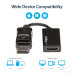 StarTech.com DisplayPort to HDMI Adapter - 4K 60Hz Active DP 1.4 to HDMI 2.0 Video Converter - DP to HDMI Monitor/TV/Display Cable Adapter Dongle - Latching DP Connector