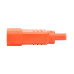 Tripp Lite Standard Computer Power Extension Cord, 10A, 18 AWG (IEC-320-C14 to IEC-320-C13), Orange, 0.91 m