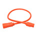 Tripp Lite P005-002-AOR Heavy-Duty PDU Power Cord, C13 to C14 - 15A, 250V, 14 AWG, 2 ft. (0.61 m), Orange