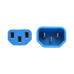 Tripp Lite P005-003-ABL Heavy-Duty PDU Power Cord, C13 to C14 - 15A, 250V, 14 AWG, 3 ft. (0.91 m), Blue