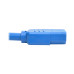 Tripp Lite P005-003-ABL Heavy-Duty PDU Power Cord, C13 to C14 - 15A, 250V, 14 AWG, 3 ft. (0.91 m), Blue