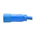 Tripp Lite P005-003-ABL Heavy-Duty PDU Power Cord, C13 to C14 - 15A, 250V, 14 AWG, 3 ft. (0.91 m), Blue