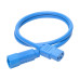 Tripp Lite P005-003-ABL Heavy-Duty PDU Power Cord, C13 to C14 - 15A, 250V, 14 AWG, 3 ft. (0.91 m), Blue