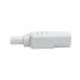 Tripp Lite P005-003-AWH Heavy-Duty PDU Power Cord, C13 to C14 - 15A, 250V, 14 AWG, 3 ft. (0.91 m), White