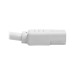 Tripp Lite P018-003-AWH Power Cord C14 to C15 - Heavy-Duty, 15A, 250V, 14 AWG, 3 ft. (0.91 m), White