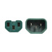 Tripp Lite P018-006-AGN Power Cord C14 to C15 - Heavy-Duty, 15A, 250V, 14 AWG, 6 ft. (1.83 m), Green
