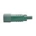 Tripp Lite P018-006-AGN Power Cord C14 to C15 - Heavy-Duty, 15A, 250V, 14 AWG, 6 ft. (1.83 m), Green