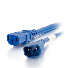 C2G 17564 power cable Blue 3 m C14 coupler C13 coupler