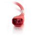 C2G 17487 power cable Red 0.9 m C14 coupler C13 coupler