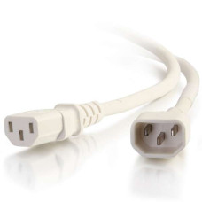 C2G 17515 power cable White 1.2 m C14 coupler C13 coupler