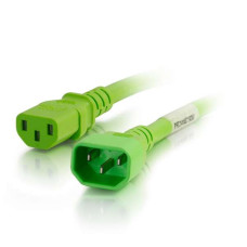 C2G 17501 power cable Green 1.5 m C14 coupler C13 coupler