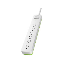 APC PE66W surge protector Green, White 6 AC outlet(s) 120 V 1.83 m