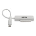 Tripp Lite U438-06N-G1-W USB 3.1 Gen 1 (5 Gbps) USB-C to SATA III Adapter Cable with UASP, 2.5 in. SATA Hard Drives, Thunderbolt 3 Compatible, White