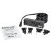 Tripp Lite Protect It! 3-Outlet Surge Protector with Mounting Brackets, 10 ft. Cord, 510 Joules, 2 USB Charging Ports, Black Housing