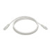Tripp Lite N200-005-WH Cat6 Gigabit Molded (UTP) Ethernet Cable (RJ45 M/M), PoE, White, 5 ft. (1.52 m)