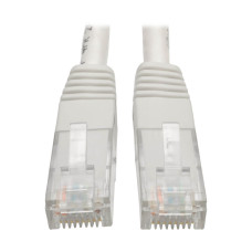 Tripp Lite N200-010-WH Cat6 Gigabit Molded (UTP) Ethernet Cable (RJ45 M/M), PoE, White, 10 ft. (3.05 m)