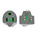 Tripp Lite P022-015-GY-HG power cable Grey 4.5 m NEMA 5-15P NEMA 5-15R
