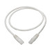 Tripp Lite N200-003-WH Cat6 Gigabit Molded (UTP) Ethernet Cable (RJ45 M/M), PoE, White, 3 ft. (0.91 m)