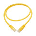 Tripp Lite N200-003-YW Cat6 Gigabit Molded (UTP) Ethernet Cable (RJ45 M/M), PoE, Yellow, 3 ft. (0.91 m)