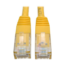 Tripp Lite N200-010-YW Cat6 Gigabit Molded (UTP) Ethernet Cable (RJ45 M/M), PoE, Yellow, 10 ft. (3.05 m)