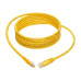 Tripp Lite N200-010-YW Cat6 Gigabit Molded (UTP) Ethernet Cable (RJ45 M/M), PoE, Yellow, 10 ft. (3.05 m)
