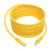 Tripp Lite N200-015-YW Cat6 Gigabit Molded (UTP) Ethernet Cable (RJ45 M/M), PoE, Yellow, 15 ft. (4.57 m)