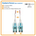 Tripp Lite N821-05M-MG-T 10G Duplex Multimode 50/125 OM4 LSZH Fiber Optic Cable (LC/LC), Push/Pull Tabs, Magenta, 5 m