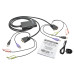 Tripp Lite B032-DUA2 2-Port USB/DVI Cable KVM Switch with Audio, Cables and USB Peripheral Sharing
