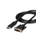 StarTech.com 6ft (1.8m) DisplayPort to DVI Cable - DisplayPort to DVI Adapter Cable 1080p Video - DisplayPort to DVI-D Cable Single Link - DP to DVI Monitor Cable - DP 1.2 to DVI Converter