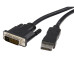 StarTech.com 6ft (1.8m) DisplayPort to DVI Cable - DisplayPort to DVI Adapter Cable 1080p Video - DisplayPort to DVI-D Cable Single Link - DP to DVI Monitor Cable - DP 1.2 to DVI Converter