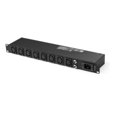 StarTech.com 1U 19 inch 8 Port Rack Mount PDU - IEC C13 Socket Rackmount Power Supply/Strip - Horizontal Server Rack Mountable PDU /Data Center Power Distribution Unit 16A 240V