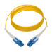 Tripp Lite N370-03M-T Duplex Singlemode 9/125 Fiber Patch Cable (LC/LC), Push/Pull Tabs, 3 m (10 ft.)