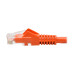 Tripp Lite N201-001-OR Cat6 Gigabit Snagless Molded (UTP) Ethernet Cable (RJ45 M/M), PoE, Orange, 1 ft. (0.31 m)