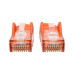 Tripp Lite N201-001-OR Cat6 Gigabit Snagless Molded (UTP) Ethernet Cable (RJ45 M/M), PoE, Orange, 1 ft. (0.31 m)